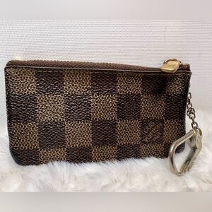 LOUIS VUITTON-CA0037 Damier Ebene Key Cles